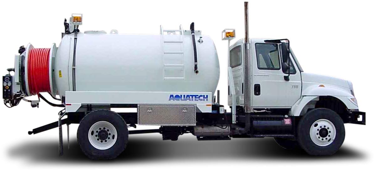 SJR Water Jetter Truck side profile